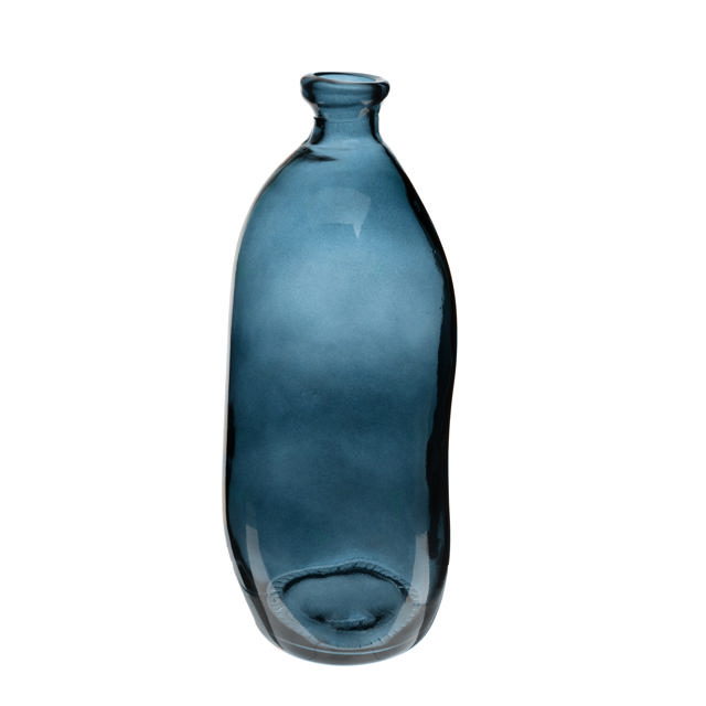 ATMOSPHERA BOTTLE GLASS BLUE ΥΨΟΣ 51CM