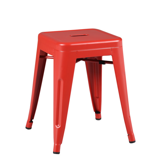 JONES H450 STOOL RED 38X33X45CM