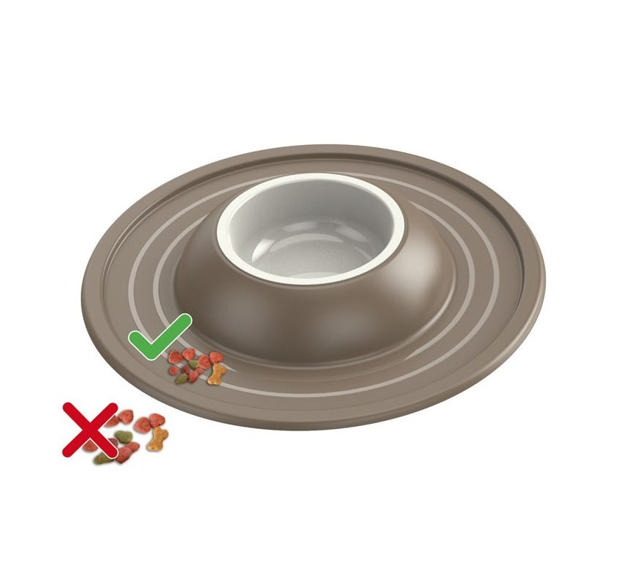 GEORPLAST ANTI-DIRT SOFT HOLDER WITH LARGE BOWL