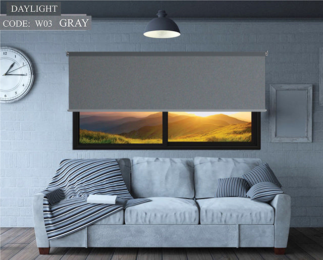 ROLLER BLIND DAYLIGHT GRAY  60X160CM