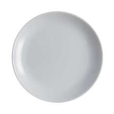 LUMINARC DIWALI DN.PLATE 25CM GREY