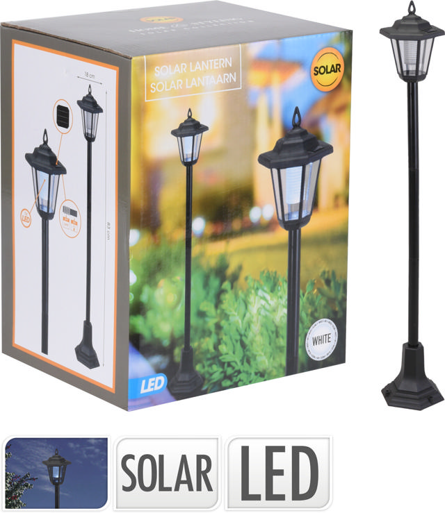 SOLAR POST LIGHT 18X18X90CM