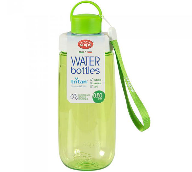 SNIPS TRITAN WATER BOTTLE 0,50LTR GREEN