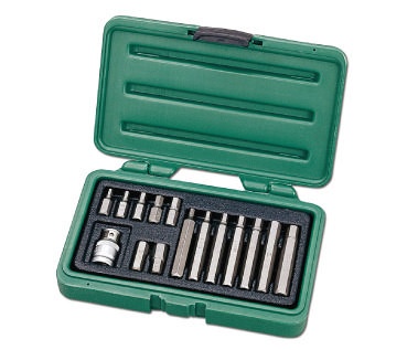 HONITON 15PCS SET HEX BIT 