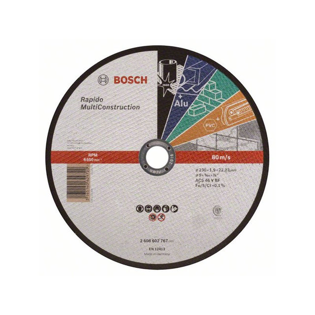 BOSCH RAPIDO MULTI CONSTRUCTION ACS 46 V BF, 230 MM, 1,9 MM