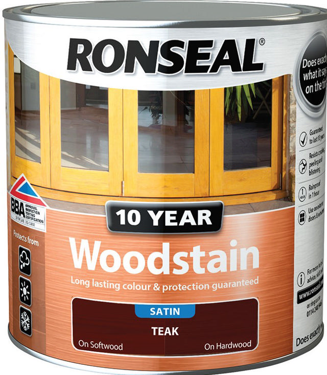 RONSEAL® 10 YEARS WOODSTAIN ΒΕΡΝΙΚΙ ΒΑΘΥ ΜΑΟΝΙ 0.75L