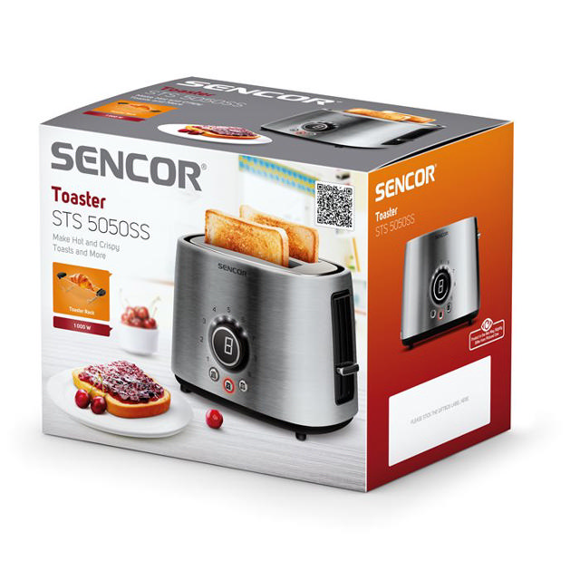 SENCOR 2 SLICE TOASTER 1KW