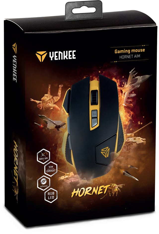 YENKEE YMS 3029 GAMING MOUSE HORNET AIM