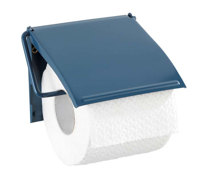 WENKO T.PAPER HOLDER COVER ST.BLU