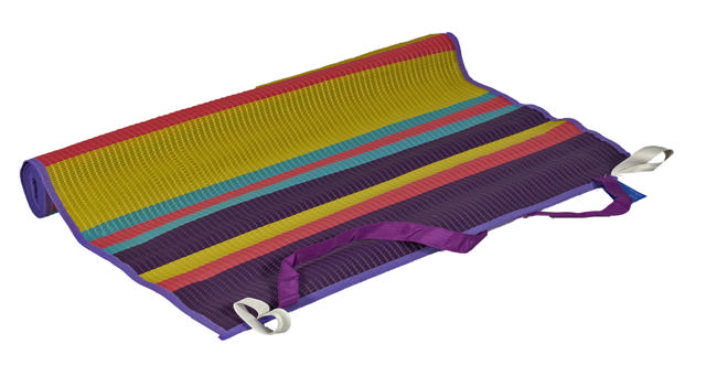 PLASTIC MAT STRIPE 4 COLORS 180X70CM