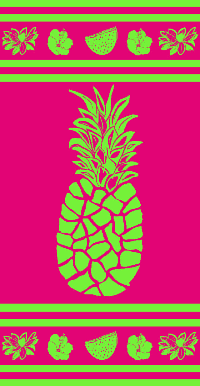 BEACH TOWEL PINEAPPLE 86X160CM