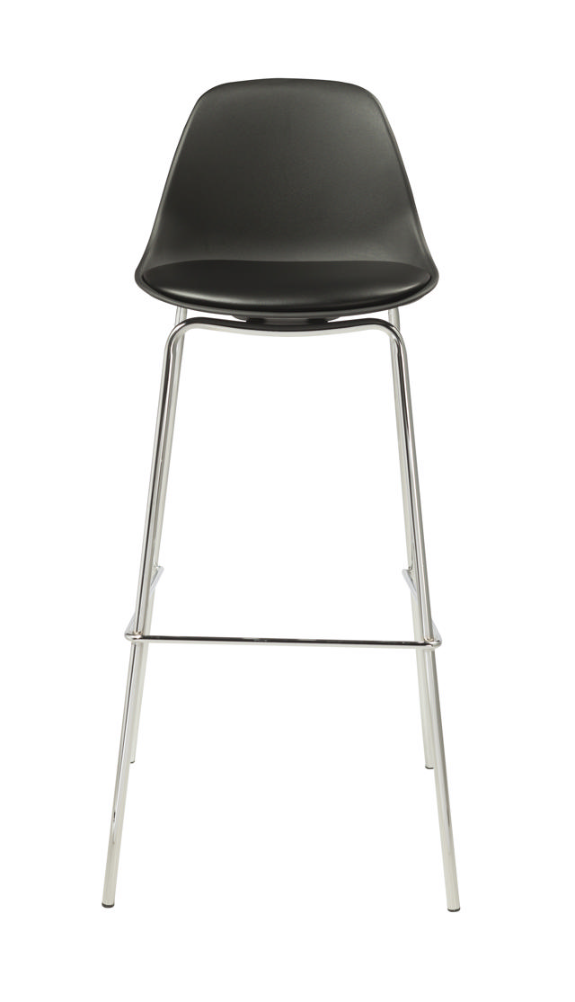 NORA KITCHEN STOOL PP SEAT BLACK