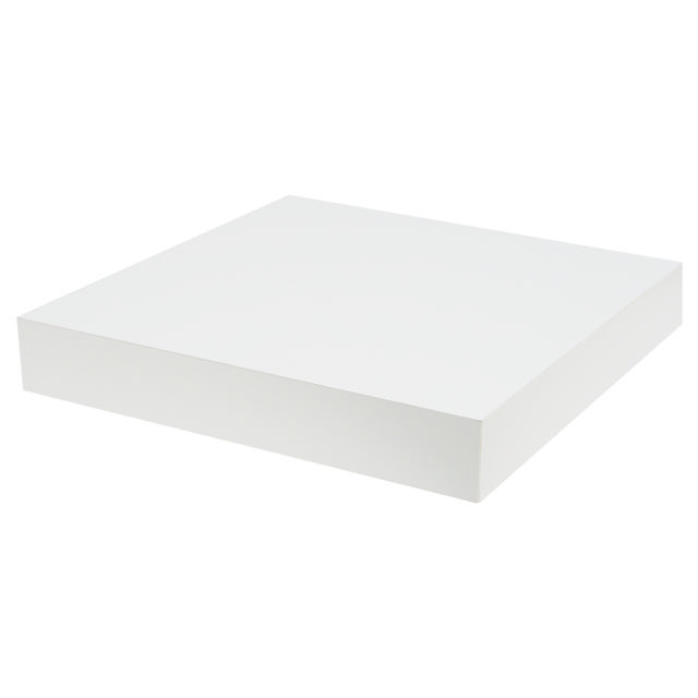 FLT SHELF XL 23.5X23.5X3.8CM WHITE