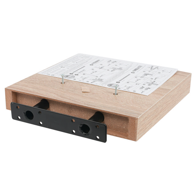 FLT SHELF XL 23,5Χ23.5Χ3.8CM DΑRK OAK