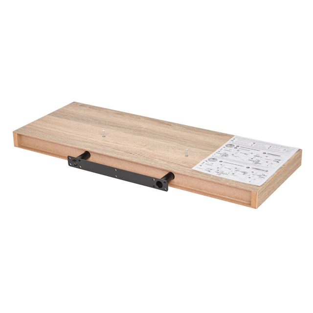 FLT SHELF  XL 60X23.5X3.8CM DARK OAK