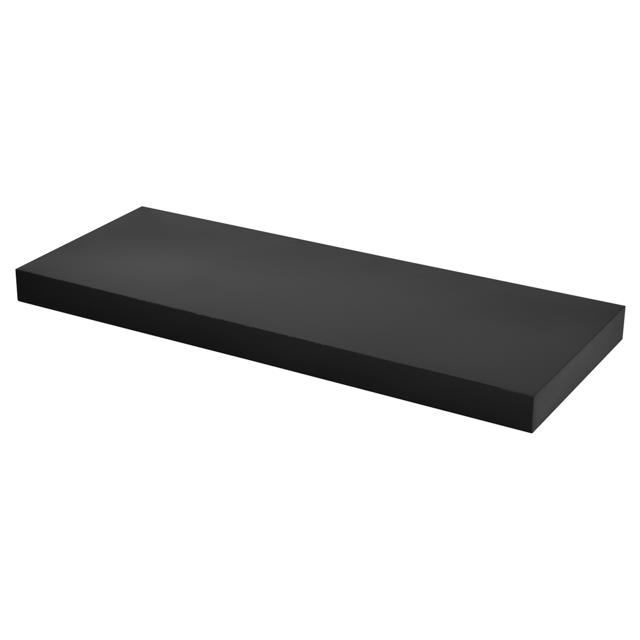 FLT SHELF XL 60X23.5X3.8CM PVC BLACK