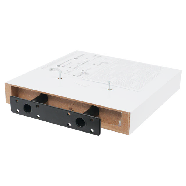 FLT SHELF XL 23.5X23.5X3.8CM PVC WHITE