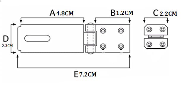 ΓΑΝΤΖΟΙ ΜΠΑΟΥΛΩΝ 4.8X2.3CM