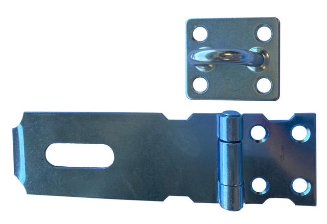 HASP AND STAPLE DOOR LOCK 9.4X4CM