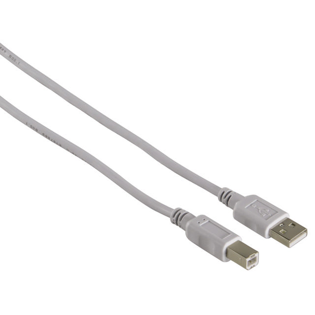 HAMA USB 2.0 CABLE GREY 1.5M