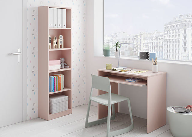 FORES IJOY BOOKCASE PINK 1,80X52X25CM