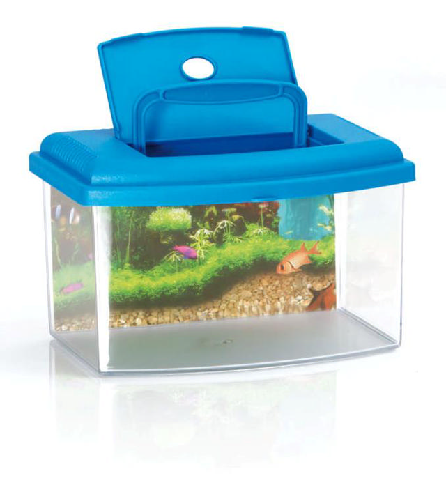 GEORPLAST AQUARIUM WITH LID & HANDLE 5.5L