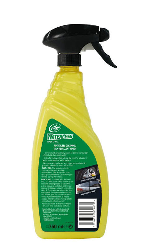 TURTLE WAX HYBRID WASH & WAX WATERLESS 750ML