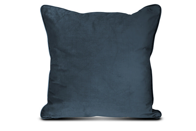 CUSHION VELOUR 45X45 BLUE