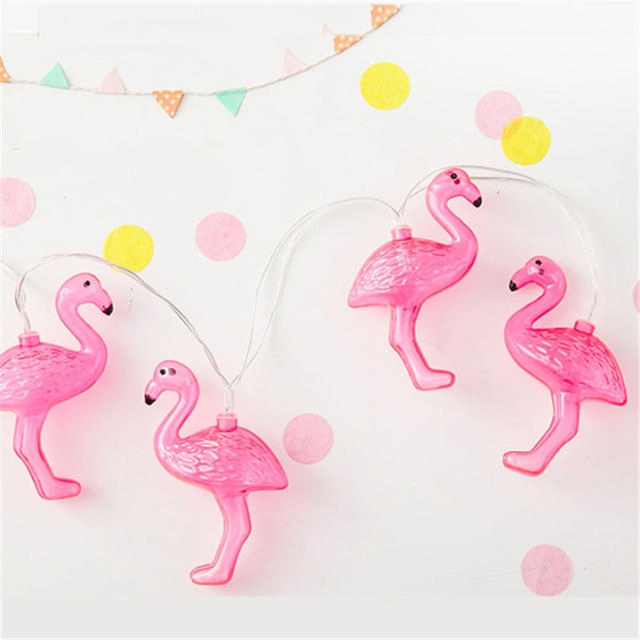 ARTICASA STRING 10 LED FLAMINGO 30CM