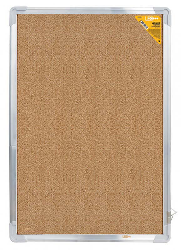 CORK BOARD 90X120CM DOUBLE SIDE WITH FRAME