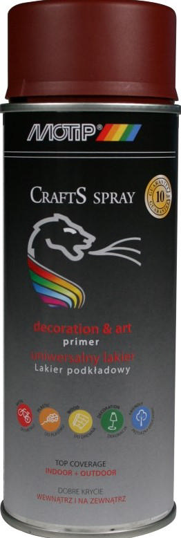 MOTIP CRAFTS PRIMER RED 400ML