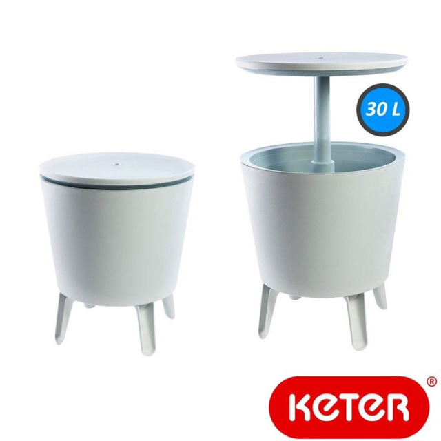 KETER COOL BAR 57-84CM Ø 49.5CM WHITE