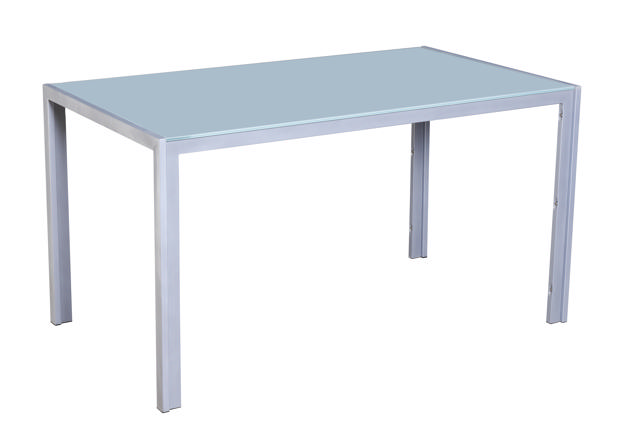 ARIS DINING TABLE 140X80X75CM WHITE