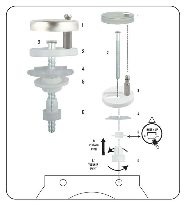 COTEXSA TOILET SEAT SLIM DURO SC FIX