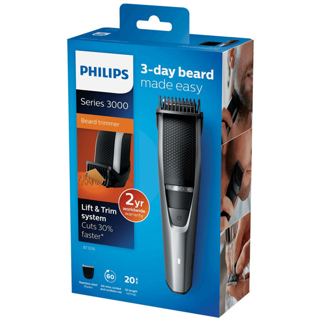 PHILIPS BT3216 RECHARGEABLE BEARDTRIMMER