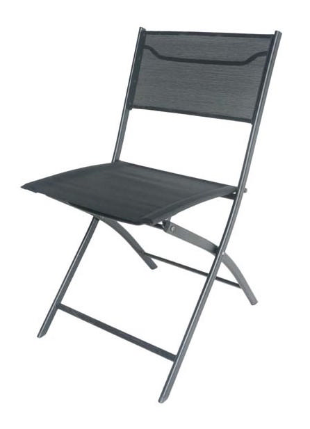 KATHY FOLDING CHAIR 46X58X81CM BLACK