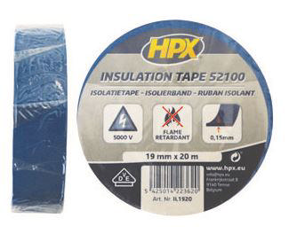 HPX INSULATING TAPE BLUE 19MMX20M