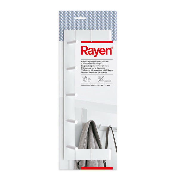 RAYEN DOOR HANGER 5 HOOKS