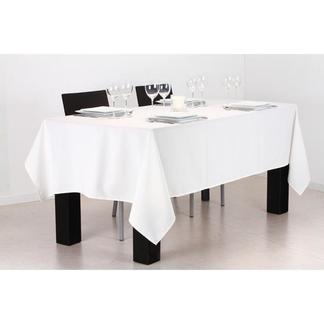 ATMOSPHERA ANTI-STAIN TABLECLOTH 140X240CM WHITE