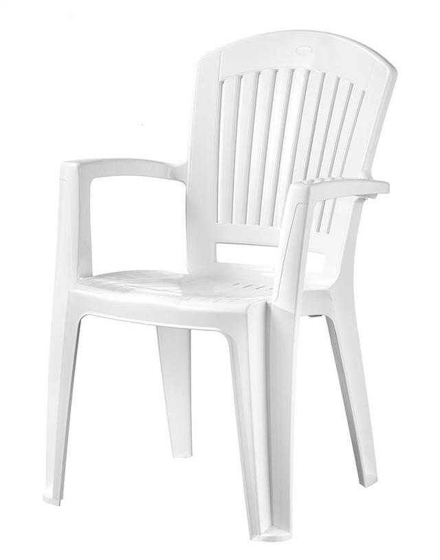 IDEA VEGA OUTDOOR CHAIR 58X61X90CM - WHITE