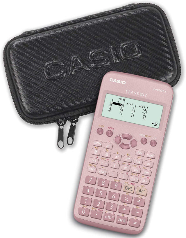 CASIO FX-83GTX SCIENTIFIC CALCULATOR PINK