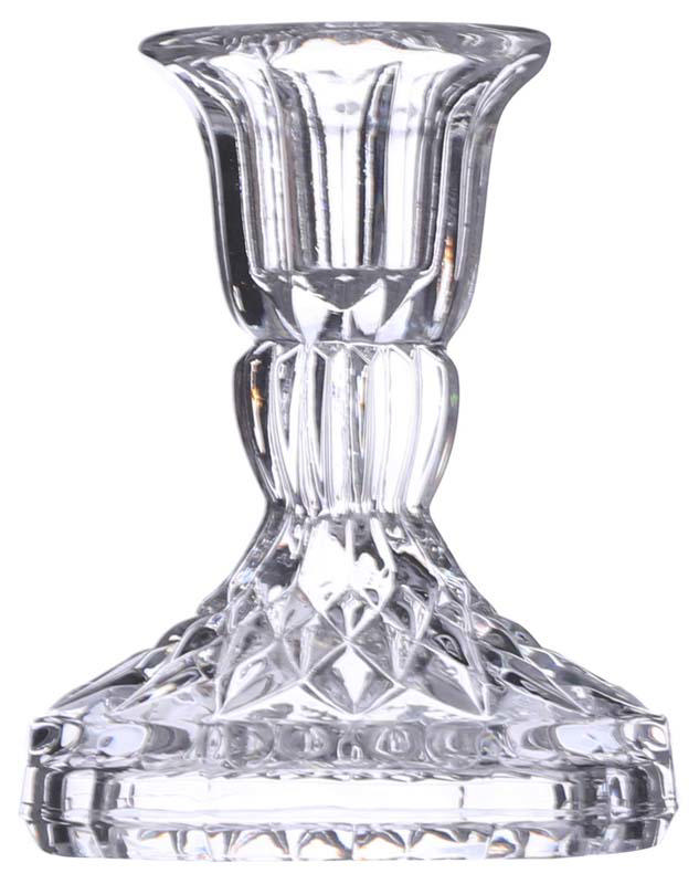 BOHEMIA DIAMOND CANDLESTICK 9CM