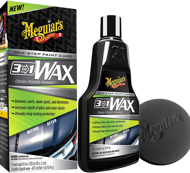 MEGUIARS G191016 3-IN-1 WAX KIT 473ML