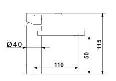 RAVELLI SAVINO BASIN MIXER FLEX HOS