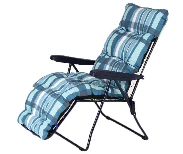 METALFAR FLOCK FOLDING CHAIR & F/REST