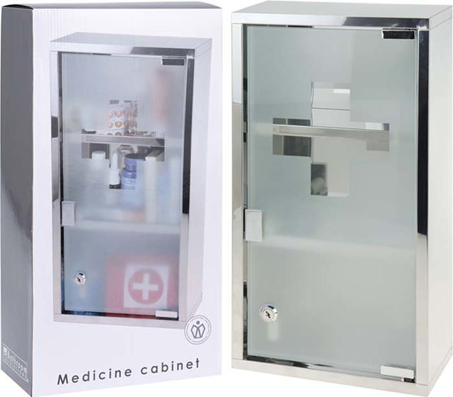 MEDICINE CABINET 25X12X48CM