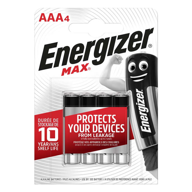 ENERGIZER MAX ΜΠΑΤΑΡΙΕΣ AAA 4 ΤΕΜ