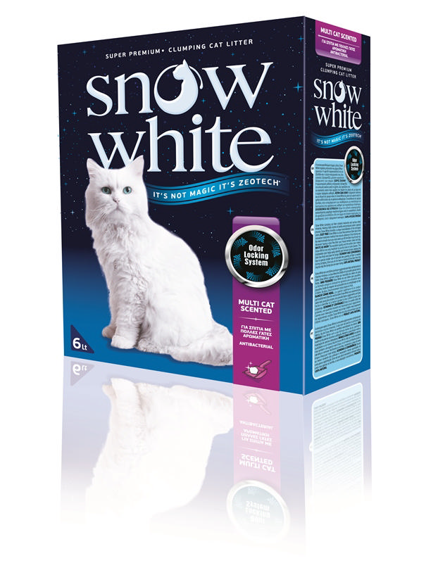 SNOW WHITE MULTI CAT SCENTED 12L