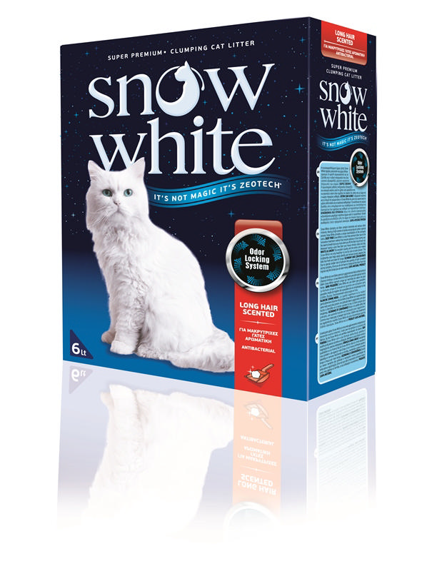 SNOW WHITE LONG HAIR CAT SCENTED 12L