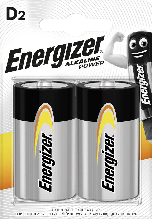 ENERGIZER ALKALINE POWER ΜΠΑΤΑΡΙΕΣ D 2 ΤΕΜ